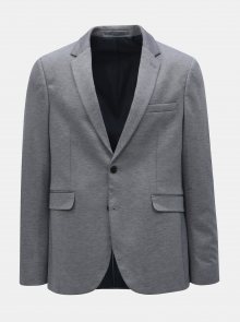 Modré žíhané sako Burton Menswear London