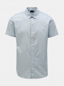 Světle modrá vzorovaná slim fit košile Selected Homme Chris