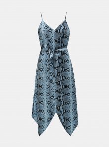 Černo-modré šaty s hadím vzorem Dorothy Perkins