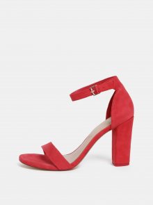Červené semišové sandálky ALDO