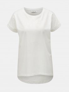 Krémové basic tričko Jacqueline de Yong Louisa