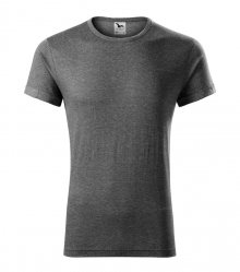 Pánské tričko Fusion - Černý melír | XL