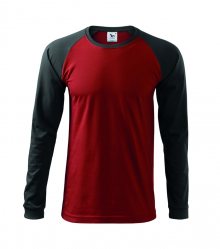 Pánské tričko s dlouhým rukávem Street LS - Marlboro červená | M
