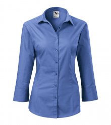 Dámská košile s tříčtvrtečním rukávem Style - Azurově modrá | L