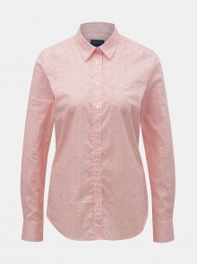 Růžová dámská květovaná košile GANT
