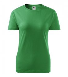 Dámské tričko Basic - Středně zelená | M