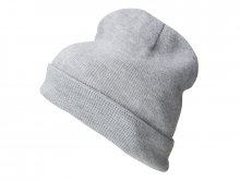 Lehká zimní čepice MB7112 - Světle šedý melír