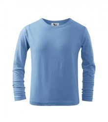 Dětské tričko s dlouhým rukávem Long Sleeve - Nebesky modrá | 110 cm (4 roky)