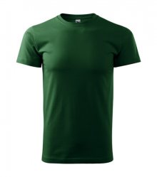 Pánské tričko Basic - Lahvově zelená | XS