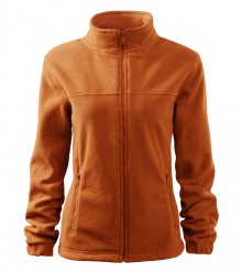Dámská fleecová mikina Jacket - Oranžová | L
