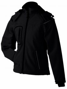 Zimní dámská softshellová bunda JN1001 - Černá | L