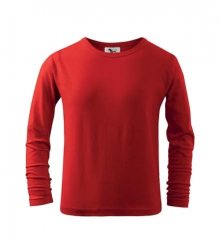 Dětské tričko s dlouhým rukávem Long Sleeve - Červená | 110 cm (4 roky)