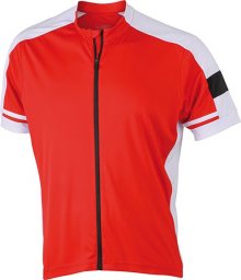 Pánský cyklistický dres JN454 - Červená | L
