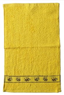 Dětský ručník s motivy 30x50 - Žlutá | 30 x 50 cm