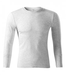 Tričko s dlouhým rukávem Progress LS - Světle šedý melír | XS