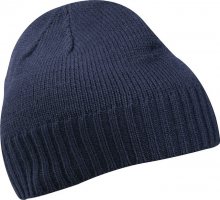 Pletená přiléhavá čepice MB503 - Tmavě modrá
