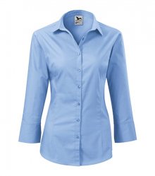 Dámská košile s tříčtvrtečním rukávem Style - Nebesky modrá | XL
