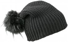Zimní pletená čepice MB7984 - Černá / černá