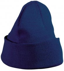 Pletená zimní dětská čepice MB7501 - Tmavě modrá | uni dětská