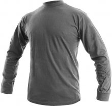 Pánské tričko s dlouhým rukávem PETR - Zinková | XL