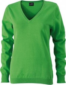 Dámský bavlněný svetr JN658 - Zelená | L