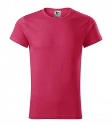 Pánské tričko Fusion - Červený melír | XXXL