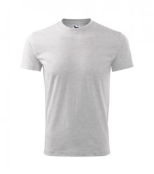 Dětské tričko Basic - Světle šedý melír | 110 cm (4 roky)