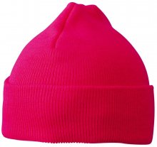 Pletená zimní dětská čepice MB7501 - Růžová | uni dětská