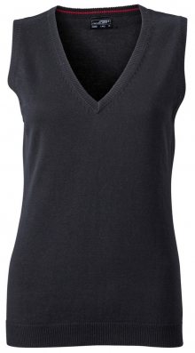 Dámský svetr bez rukávů JN656 - Černá | L