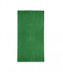 Ručník bez bordury Terry Towel - Středně zelená | 50 x 100 cm