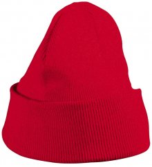 Pletená zimní dětská čepice MB7501 - Červená | uni dětská