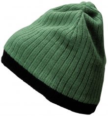 Zimní čepice MB7102 - Zelená / černá