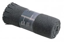 Fleecová deka 130x170 cm JN956 - Tmavě šedý melír | 130 x 170 cm