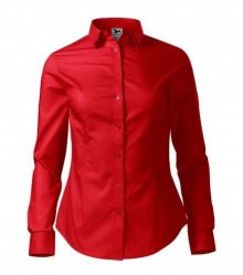 Dámská košile s dlouhým rukávem Style - Červená | XXL