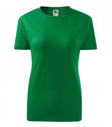 Dámské tričko Classic New - Středně zelená | S