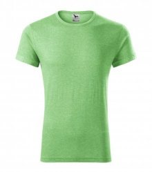 Pánské tričko Fusion - Zelený melír | L