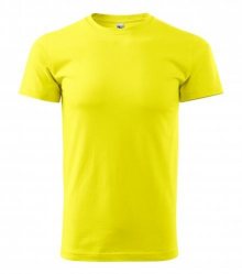Pánské tričko Basic - Citrónová | S