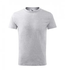 Dětské tričko Classic New - Světle šedý melír | 158 cm (12 let)
