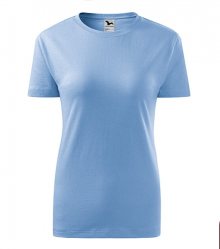 Dámské tričko Classic New - Nebesky modrá | S