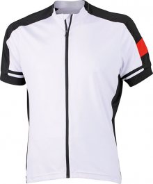 Pánský cyklistický dres JN454 - Bílá | L