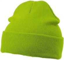 Zimní čepice Classic MB7500 - Limetkově zelená