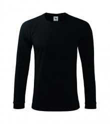 Pánské tričko s dlouhým rukávem Street LS - Černá | XL