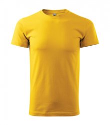 Pánské tričko Basic - Žlutá | XS