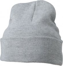 Zimní čepice Classic MB7500 - Světle šedý melír