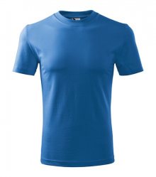 Tričko Heavy - Azurově modrá | S