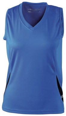 Dámské funkční tílko JN315 - Královská modrá / černá | L