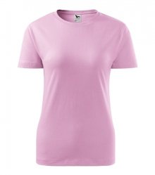 Dámské tričko Basic - Růžová | XS