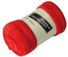 Fleecová deka 160x120 cm JN951 - Červená | 160 x 120 cm