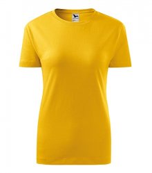 Dámské tričko Classic New - Žlutá | S