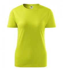 Dámské tričko Basic - Limetková | XS